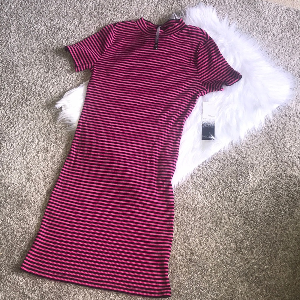 NWT Kensie fun summer striped dress size medium